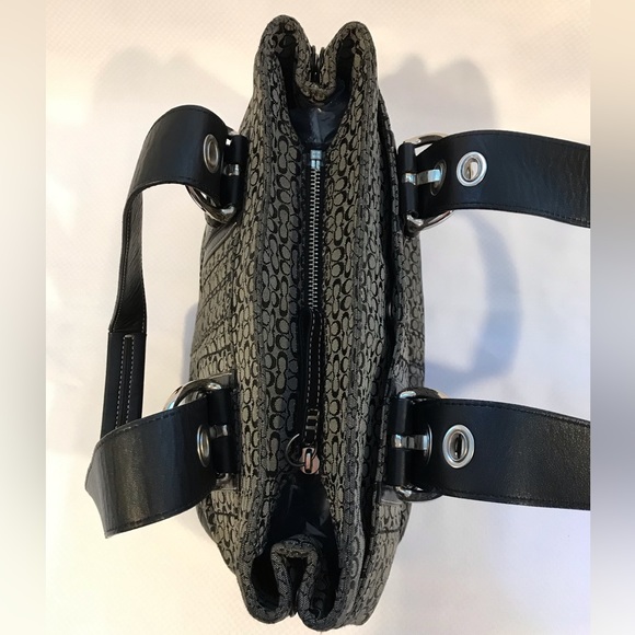 Coach Signature Textile & Leather Tote - Picture 5 of 10